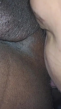 Stroking Big Black Cock Licking His Ass Amazing Shaking Male Squirt