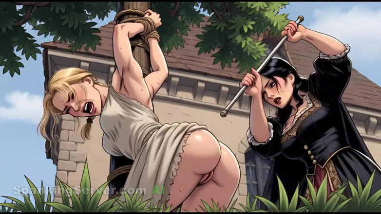 SpankingServer - AI: Punizione di una fanciulla del castello ai001c