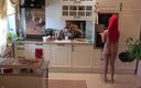 Milfs and Teens: Home Kitchen Is a Good Place for a Sexy Naked...