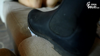 Czech Soles - foot fetish content: Enjoy my smelly socks, feet and shoes - POV