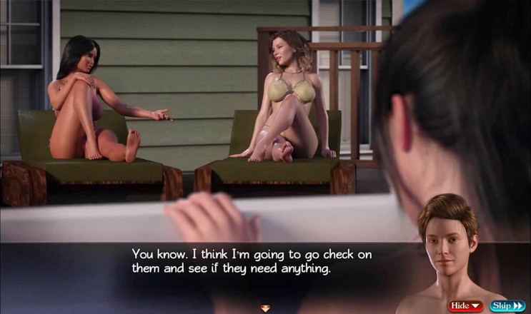 Dirty GamesXxX: Il tesoro di Nadia: festa in bikini nel cortile sul...