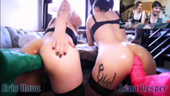Eris Nova & Lena Vesper Get Their Pussies Wrecked Together thumbnail