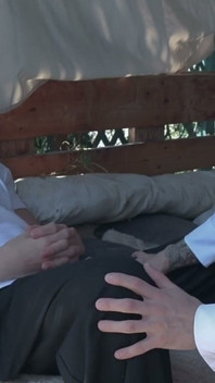 College Boys in the Backyard: Big Dick Top Throatfucks the Twink, Then Rails His Smooth Hole