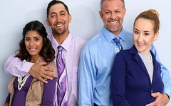 Üvey kızlarımızı ofise getirmek cinsel hızla oluyor - swappz