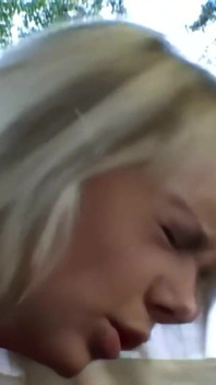 Busty Blonde MILF Rides Thick Cock by the Lake