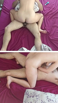 Amateur Couple Having Crazy Sex in the Bedroom