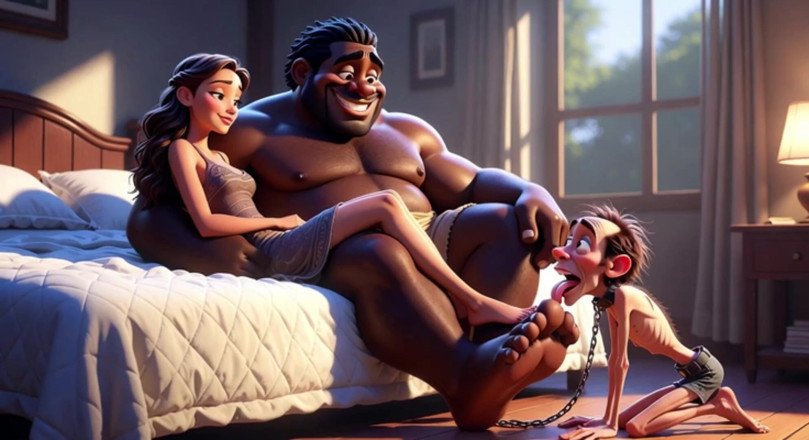 YOUR BEST FANTASY: Submissive Man Grovels and Licks His Dominant Wife's Feet