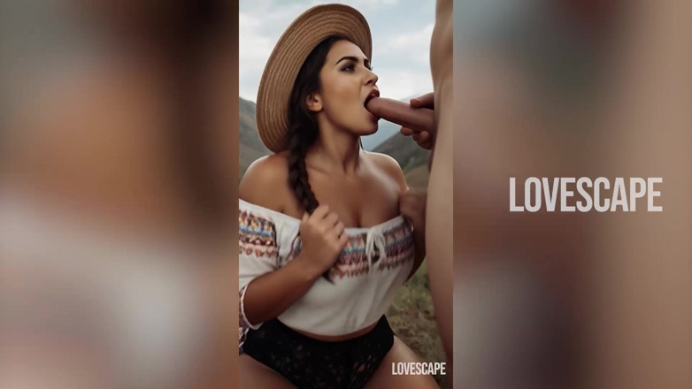 Lovescape: Contadina di montagna con culo grosso - prende il cazzo in...