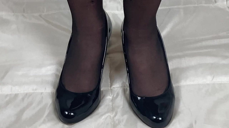 Aunty Sandra vintage girdle queen: 부드러운 거들 입고 산드라 아줌마