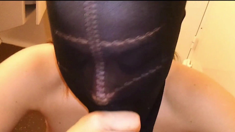 Nylon Xtreme: Hotel Blow with Pantyhose Mask