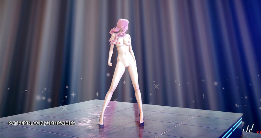 3D-Hentai Games: Wisin &amp; Yandel - sledujte vůdce Seraphine nahý tanec