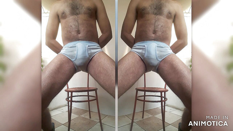 Stink HairyMale: Blue undewear