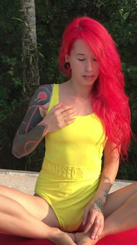 Topless Sunbaths Are Very Important for a Good Start of a Day