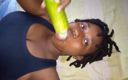 African Beauties: Je baise ma bouche avec un concombre