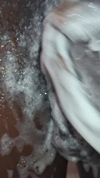 Cms Czyści jego wielki czarny nieobrzeżony kutas
