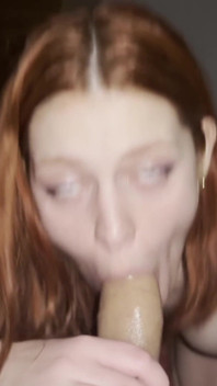 An Extreme Blowjob on a Big Cock-i Take It Deep in My Throat and He Cums All Over My Face