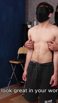 No.ksgh12 Climax Labs Ep.48 a Fitness Men with Abs. Controlled Ejaculation, New People Come. Ep.1-4