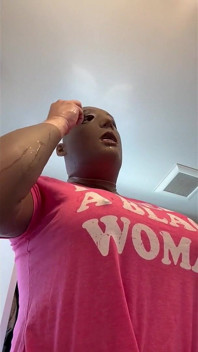 How I Transform From Middle Age White Guy to Black Babe Young Woman Danae!