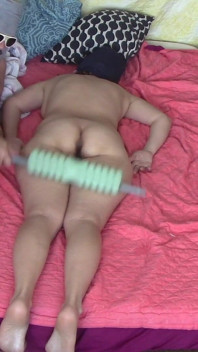 Sensual Massage of a Hot Couple with Oil on the Body.