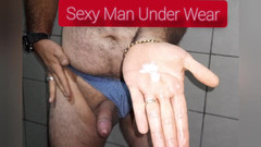 Sexy man underwear: Pěkná masturbace ve spodním prádle