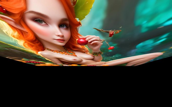 AI Girls: Những cô gái elf xinh đẹp với aws, trái cây táo...