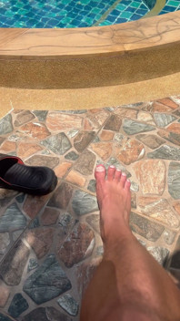 Jack Stacked - Big Muscular Feet and Intense Sole Teasing by the Pool