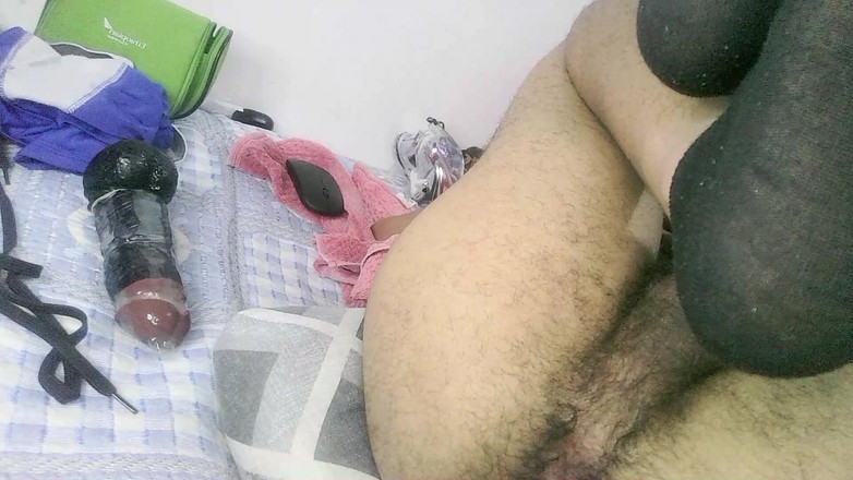 Virtual ToyBoy: Long Assplay with My Huge Black Dildo