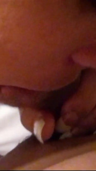 Horny blonde college teen Kaycee fucks her step brother