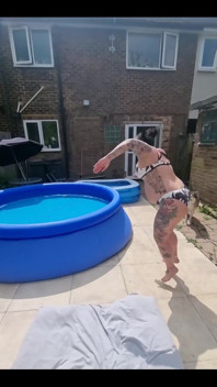 Diving in the Freezing Pool!