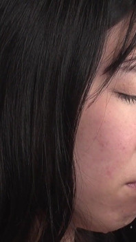 Mesin pengeluaran Snot tebal Shizuku Hanai menggunakan kapas swabs dan saline