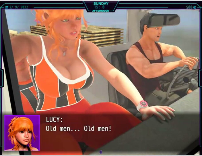 XXX Games Bunk: My newlife Revamp - gameplay - gioco di ruolo - matrigna culona seduta...