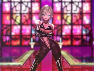 Mmd anime girls: Mmd R-18 anime cô gái khiêu vũ sexy clip 198