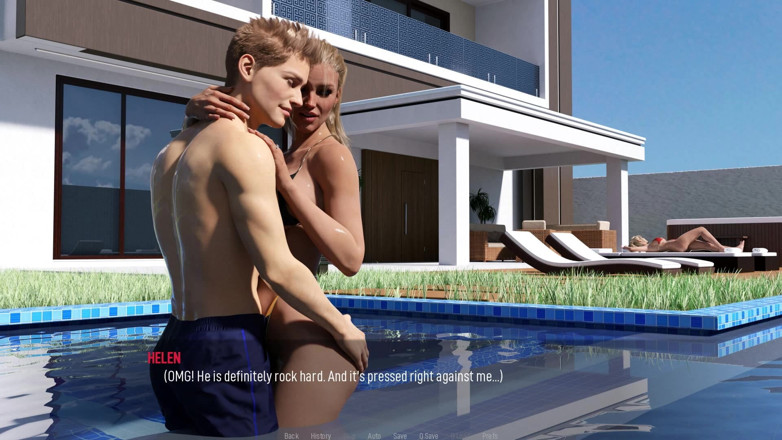 Dirty GamesXxX: Paylaşılan arzu: havuz başında bikinili seksi ateşli evli kadınlar - bölüm 10