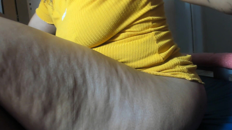 AnalEbony: Pussy close-up cum