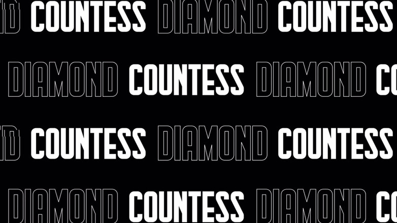Countess diamond: Provocando você com meia-calça