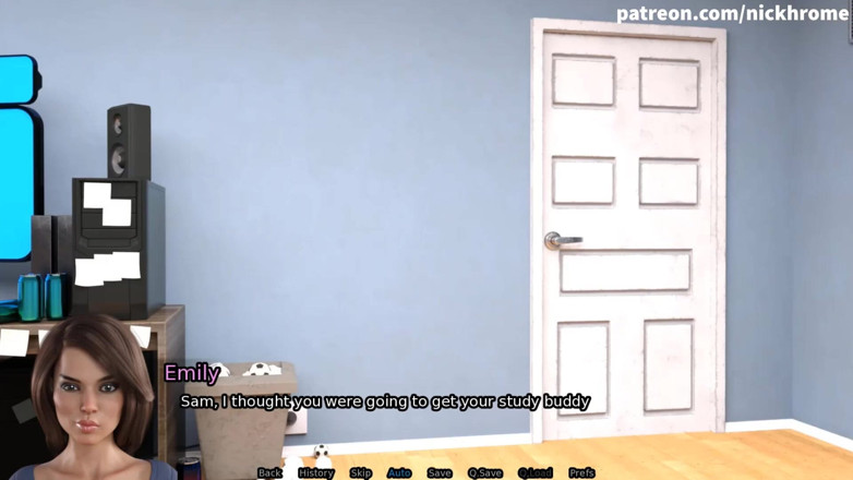 Visual Novels: SexBot 68 - girls squirting in the gym