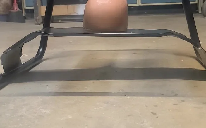 Lb13702: Big Hankeys Dildo on the Bouncy Sex Chair