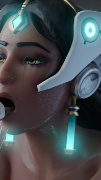 Symmetra götünde büyük yarağı seviyor - 3 boyutlu overwatch anal animasyon