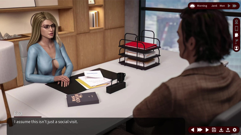 Johannes Gaming: Susurros de deseo 4 Sarah comenzó su nuevo trabajo