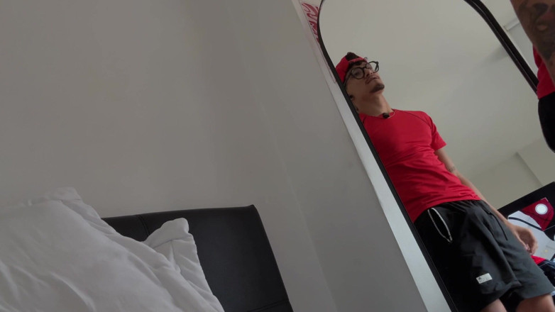 Andcristiann: Straight Lowers the Blinds Because His Neighbor Sees Him Masturbating