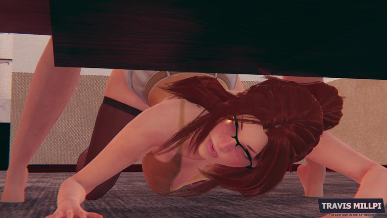 TravisMillpi: Ma coloc coincée dans la table basse. Bien sûr que...