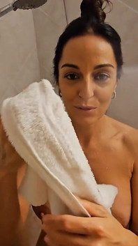 I Get Out of the Shower Because a Huge Cock Is Waiting for Me.
