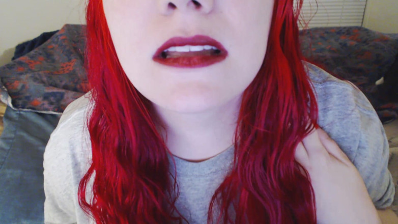 Scarlet Vixen: Dudak ve ağız fetişi kırmızı ateşli ruj