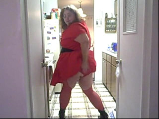 BBW nurse Vicki adventures with friends: Red dress part 2 Join my Fan club and you will...