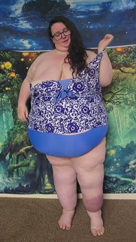 SSBBW Giant Fat Body Swim Suit with Help
