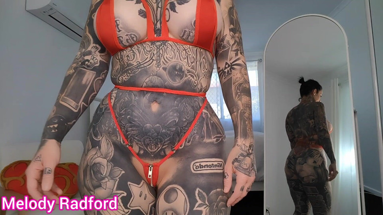 Melody Radford: Průhledné mikro bikiny try on Haul