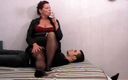 Femdom Austria: Human ashtray and furniture in one
