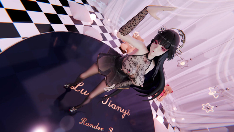 MikuMotion: [mmd] Boutique Entschuldigung anzügliche Zeilen; Striptease; schwarze Seide; Wassersprühnebel