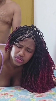 Putting It in the Ass of Black Aline Black 100% Anal