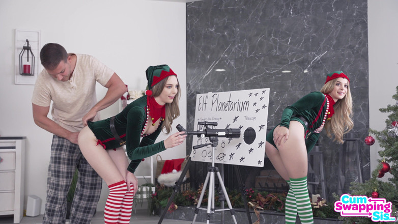 Cum Swapping Sis: Naughty Elves on a Shelf - S3:e3